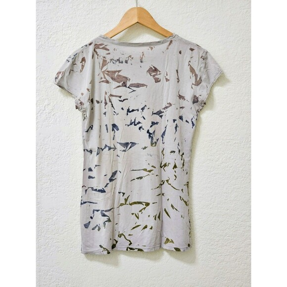 LOL Vintage Tee Shirt Cap Sleeve Gray Bird Womens Size XXL Slim Fit 100% Cotton - Picture 2 of 5